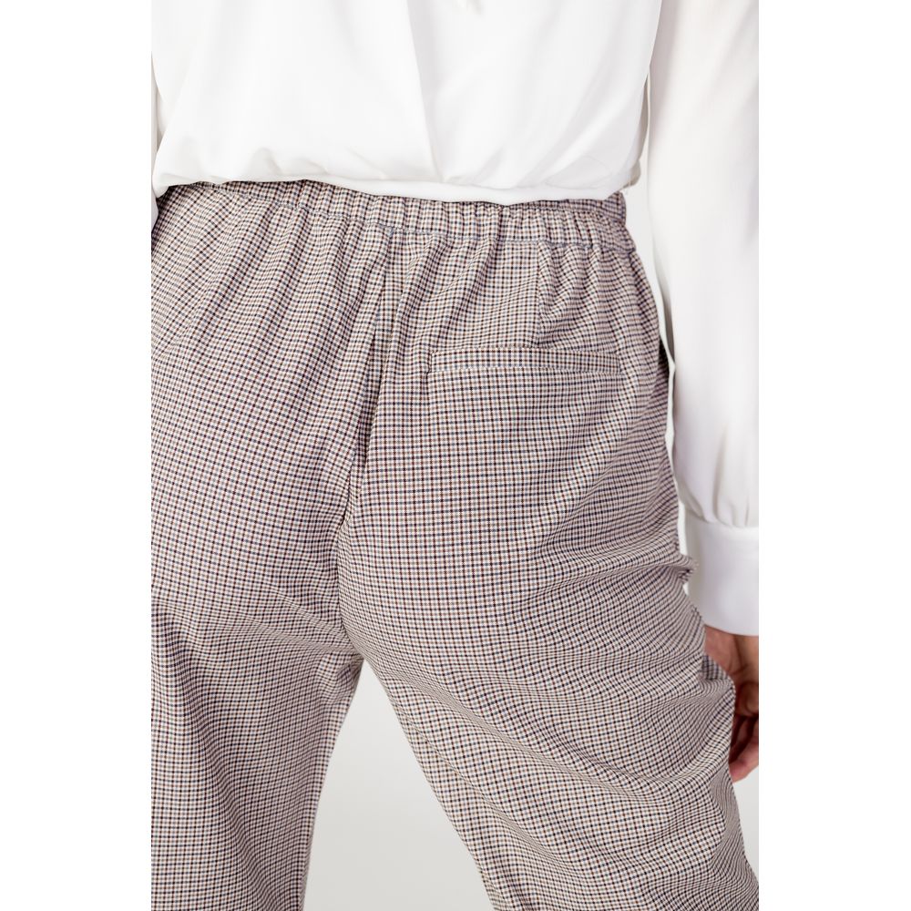 Only Beige Polyester Flared Pants | Regal Royce