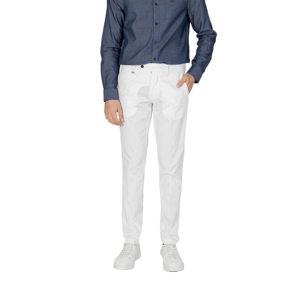 Antony Morato Cream Cotton Skinny Pants | Regal Royce