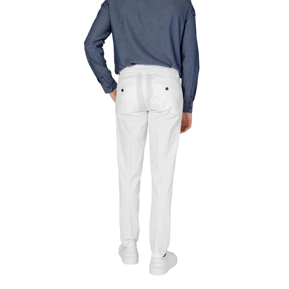 Antony Morato Cream Cotton Skinny Pants | Regal Royce