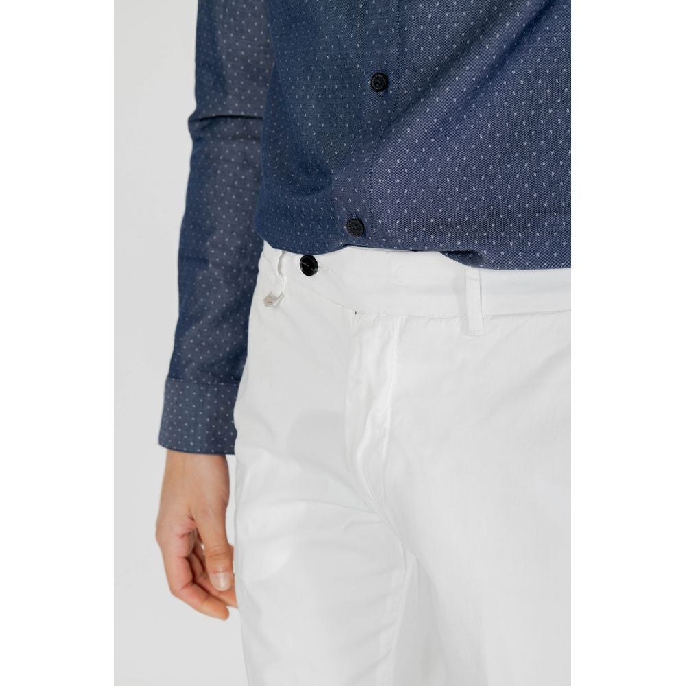 Antony Morato Cream Cotton Skinny Pants | Regal Royce