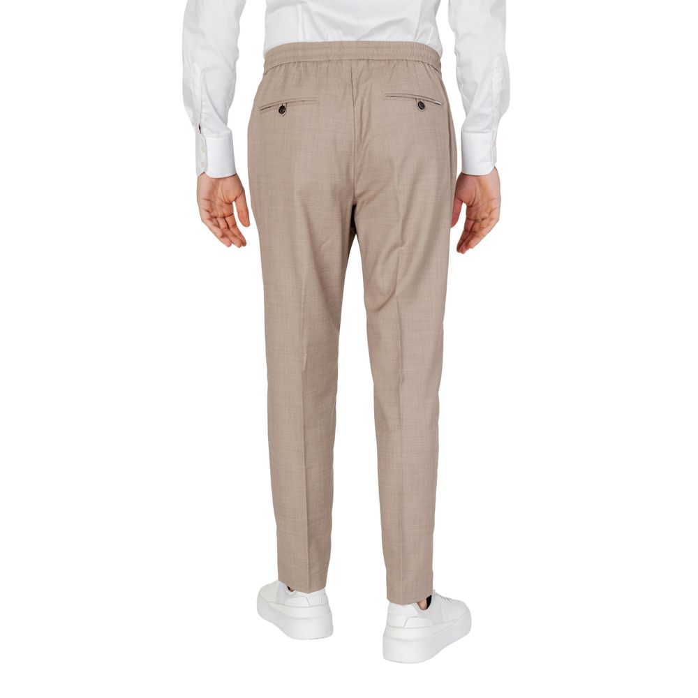 Antony Morato Beige Polyester Casual Pants | Regal Royce