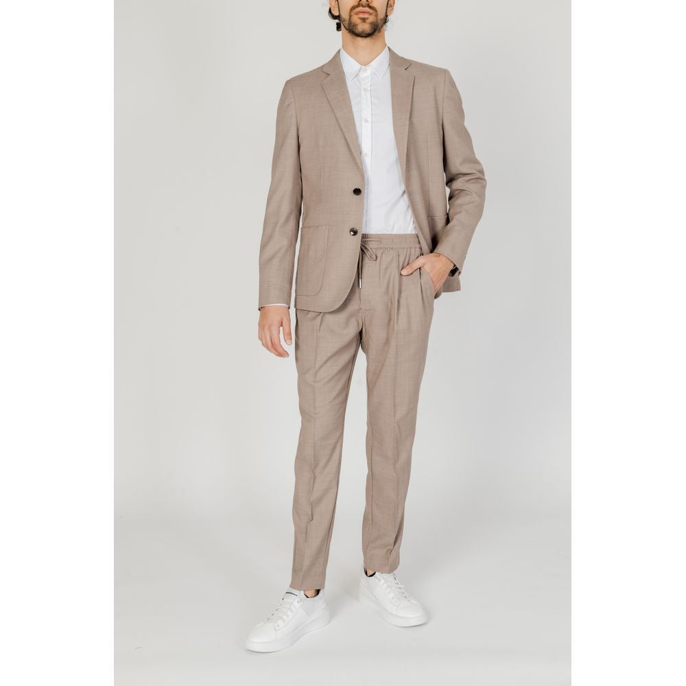 Antony Morato Beige Polyester Casual Pants | Regal Royce