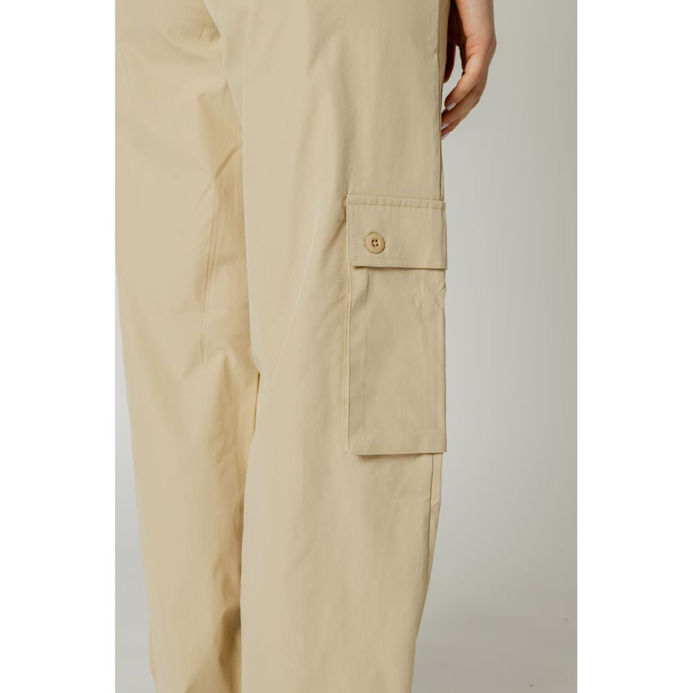 Only Beige Cotton Cargo Pants | Regal Royce
