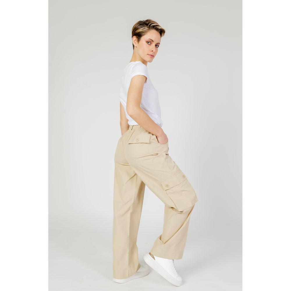 Only Beige Cotton Cargo Pants | Regal Royce