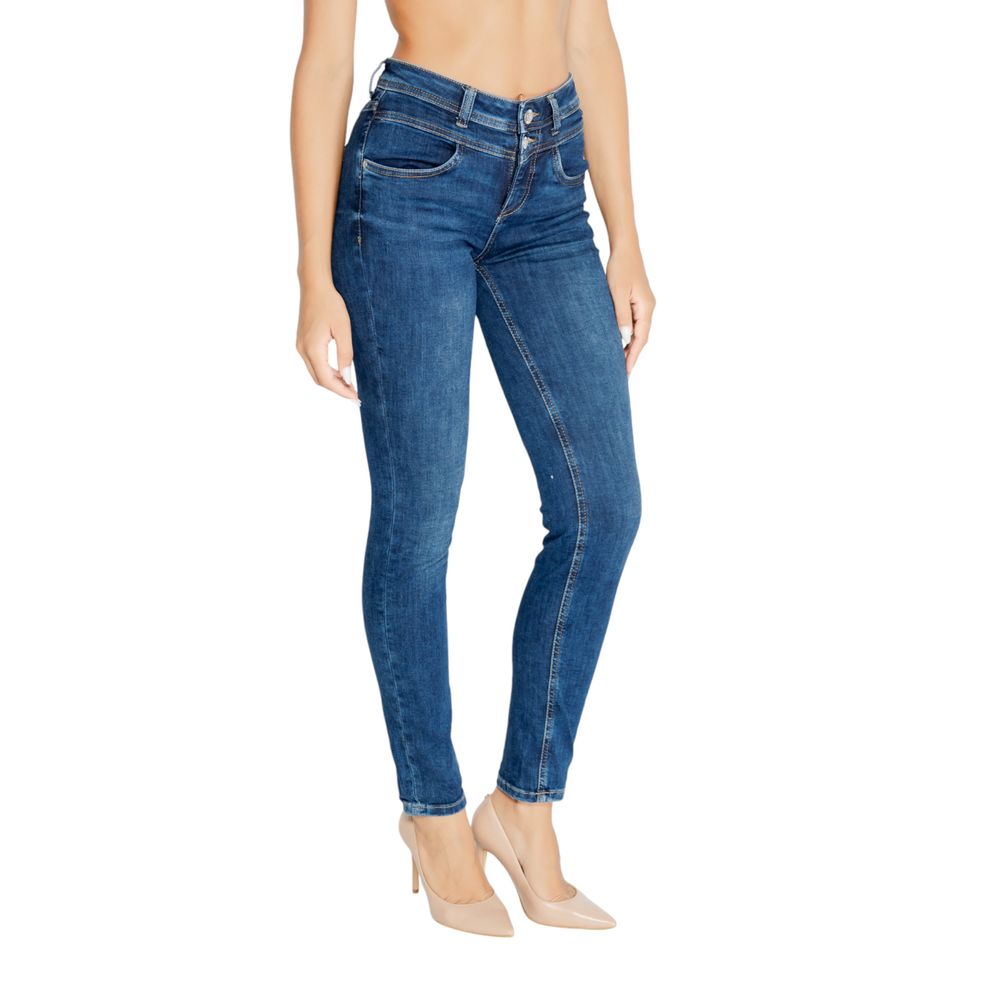 Street One Blue Cotton Mom Jeans | Regal Royce