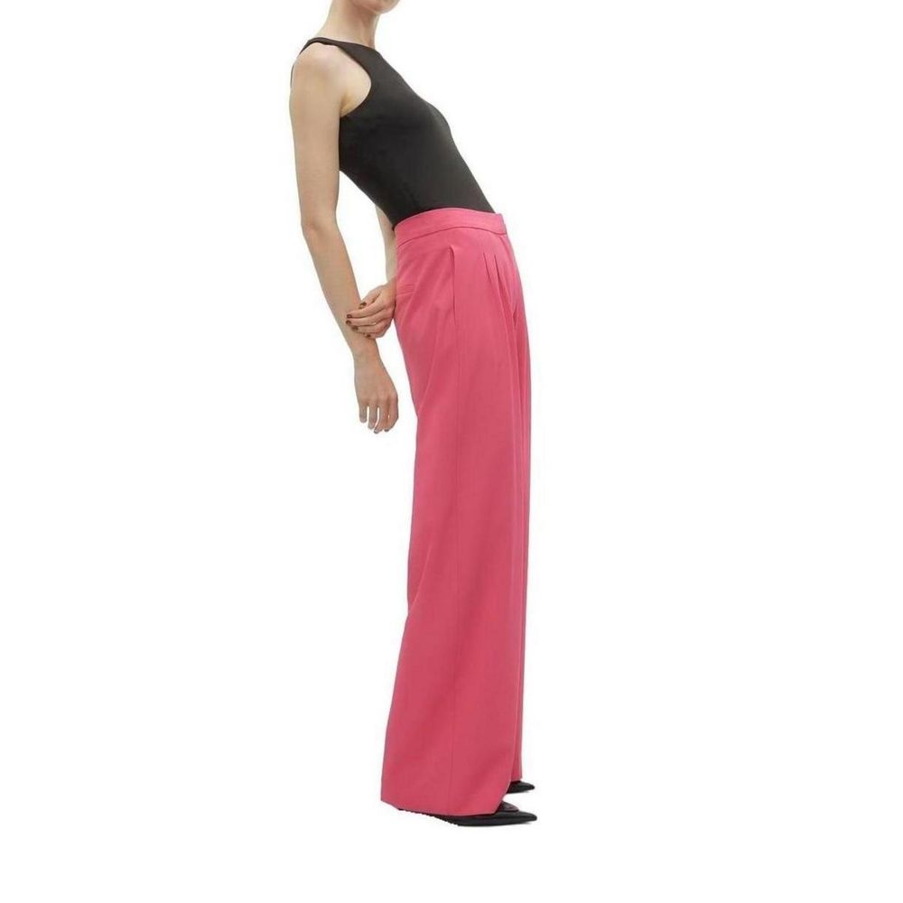 Vero Moda Pink Polyester Casual Pants | Regal Royce