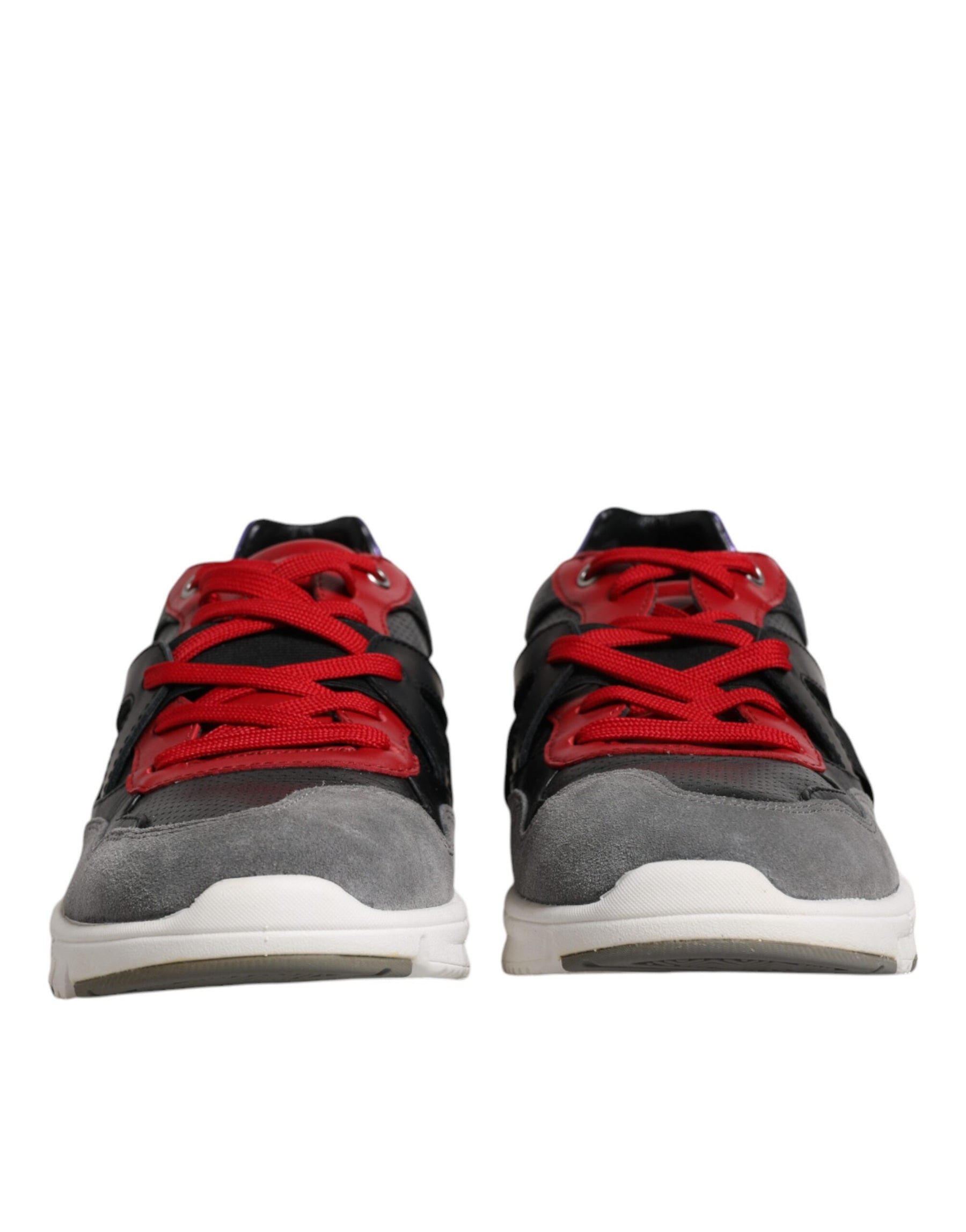 Dolce & Gabbana Multicolor Leather Suede Low Top Sneakers Shoes | Regal Royce