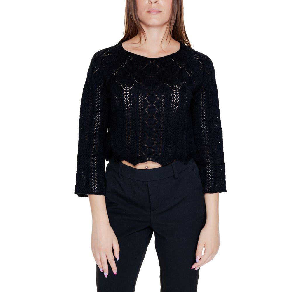 Vero Moda Black Cotton Sweatshirt | Regal Royce