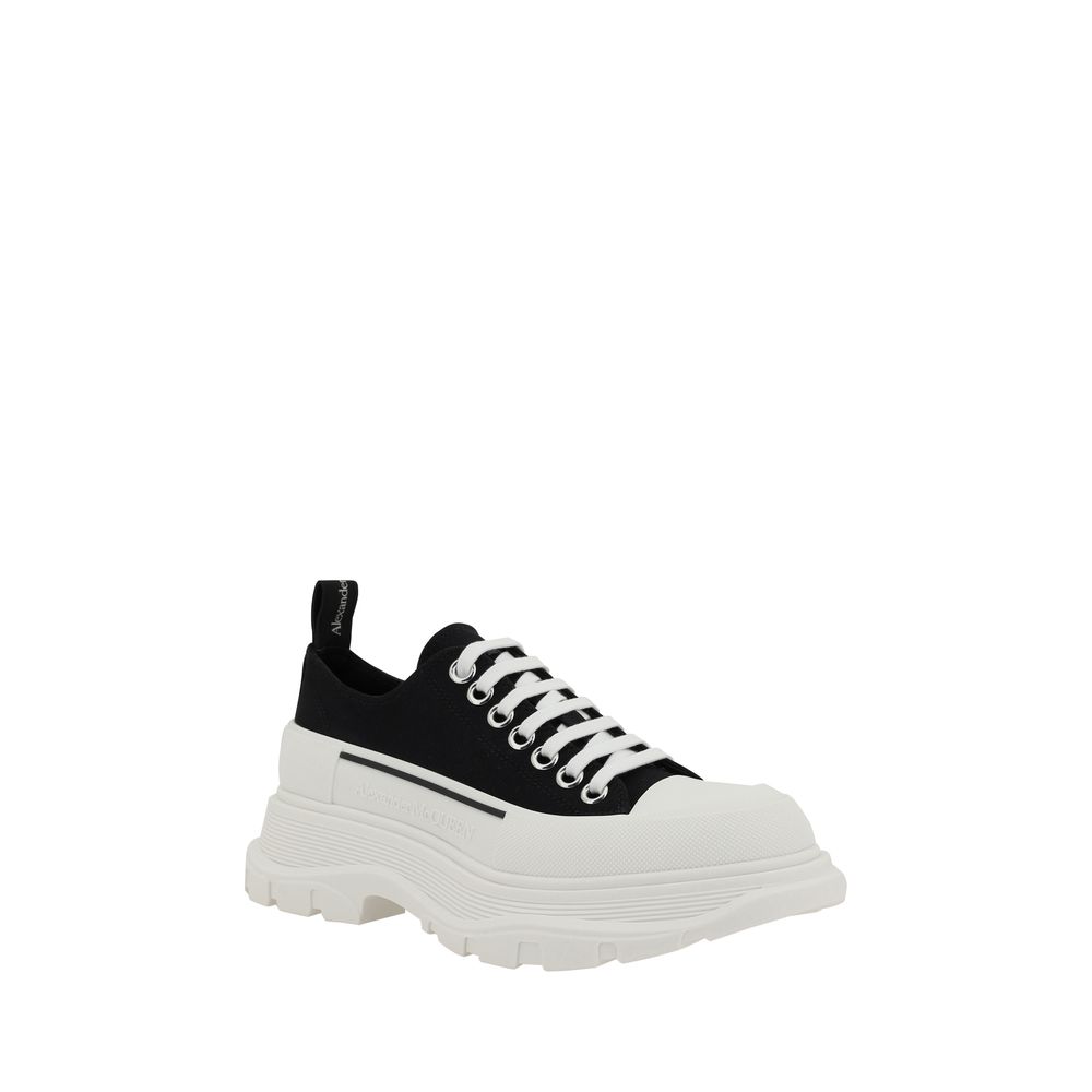 Alexander McQueen Black Rubber Chunky Sneakers | Regal Royce