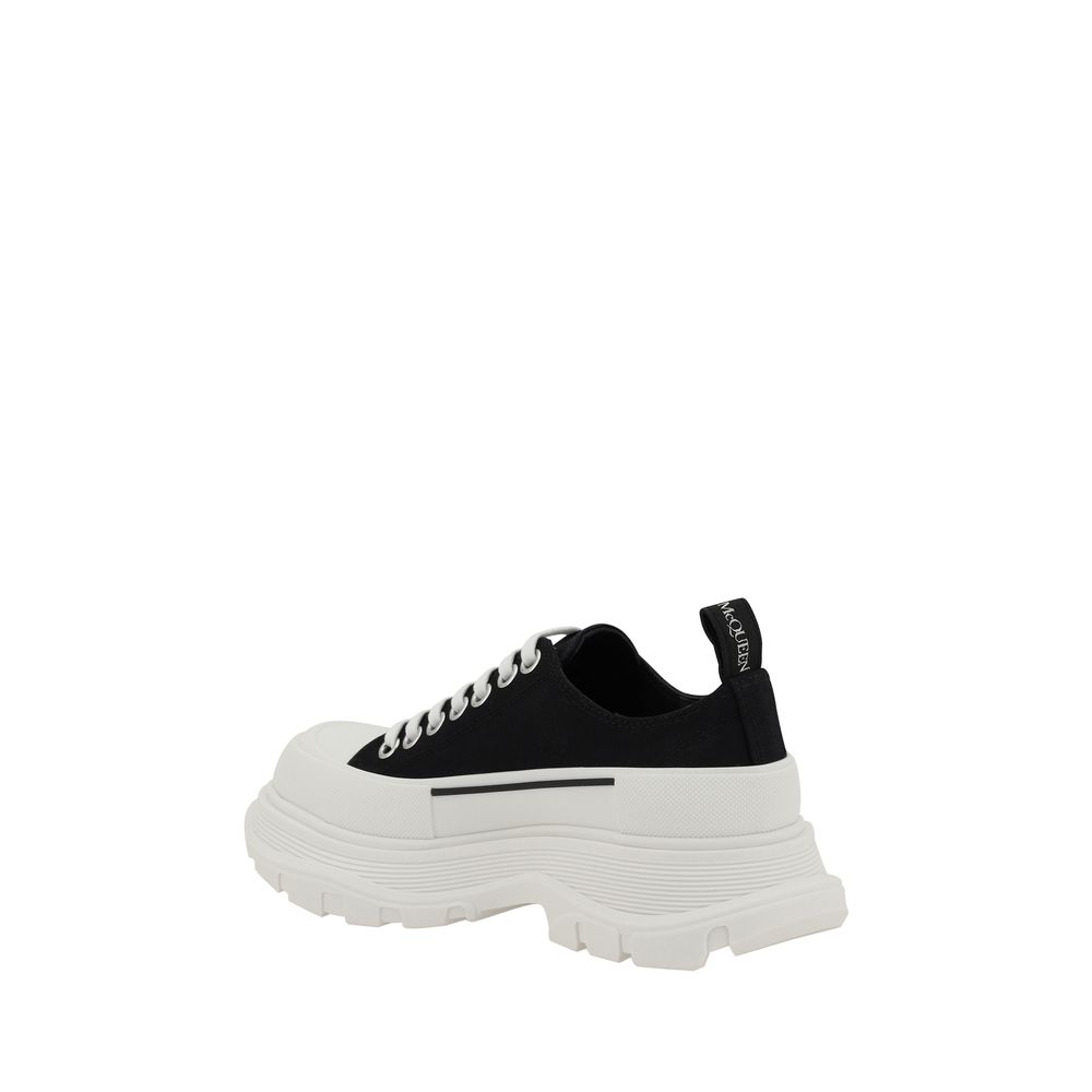 Alexander McQueen Black Rubber Chunky Sneakers | Regal Royce