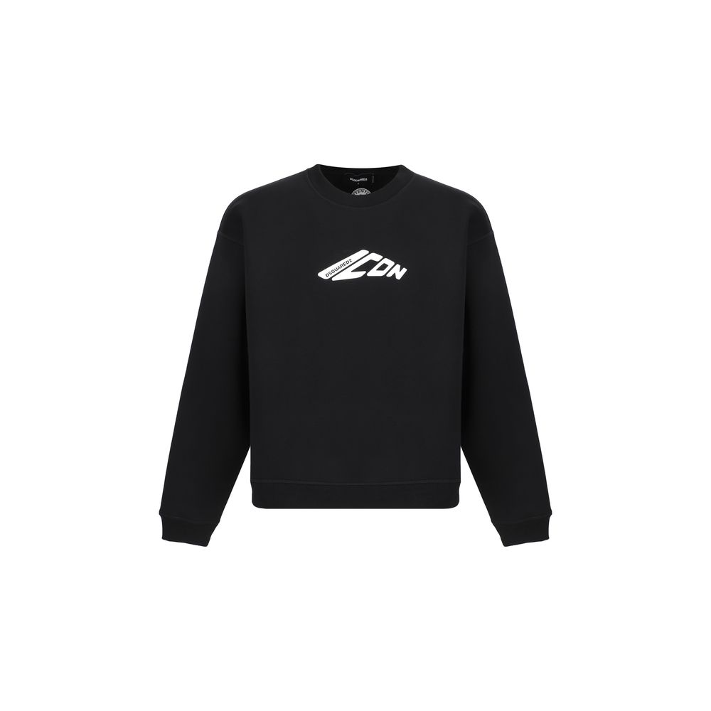 Dsquared² Black Cotton Sweatshirt | Regal Royce