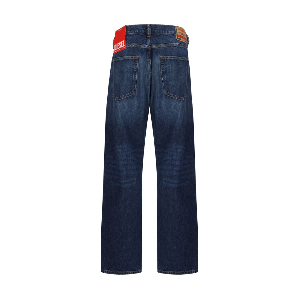 Diesel Blue Cotton Relaxed Fit Jeans | Regal Royce