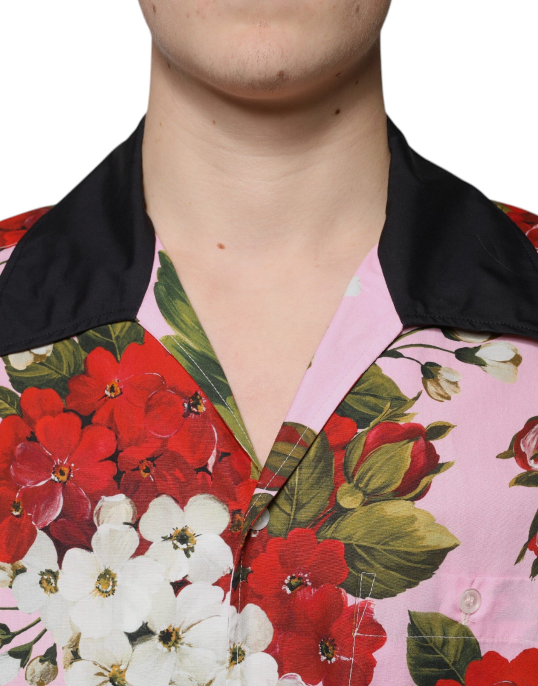 Dolce & Gabbana Multicolor Floral Button Down Casual Shirt | Regal Royce