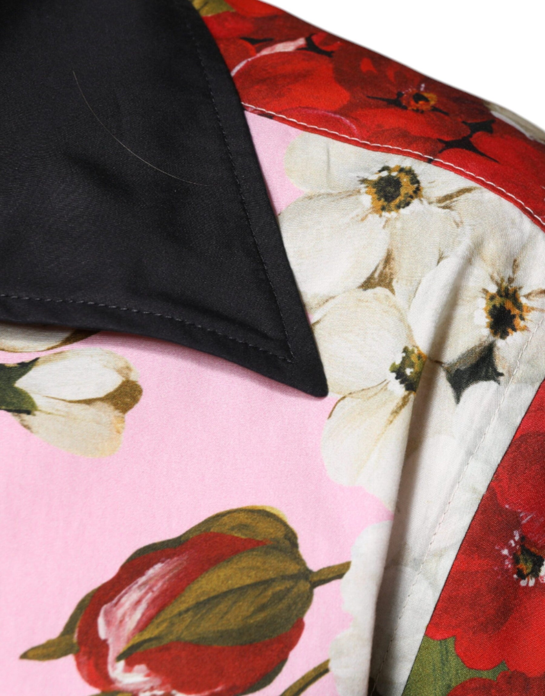 Dolce & Gabbana Multicolor Floral Button Down Casual Shirt | Regal Royce