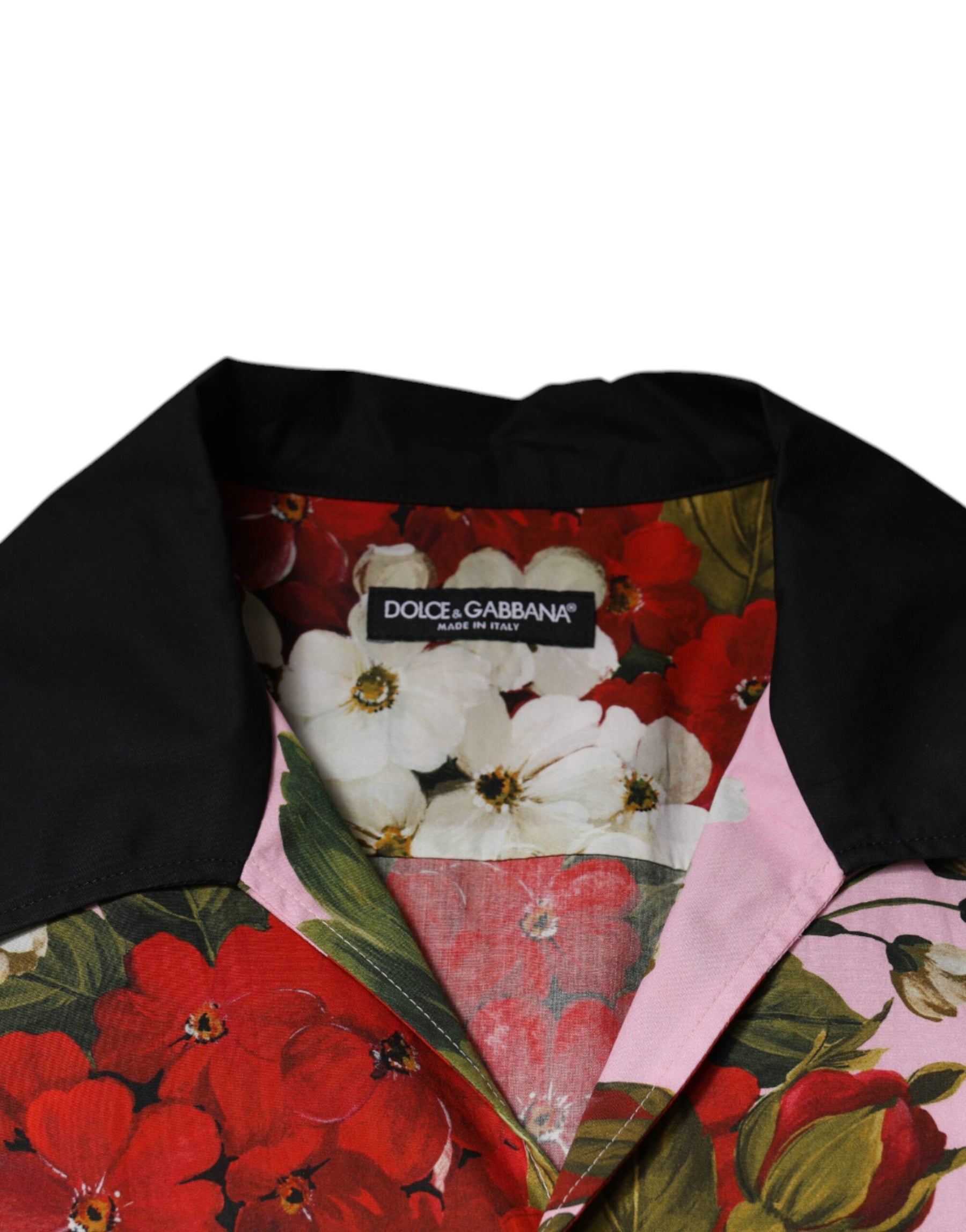 Dolce & Gabbana Multicolor Floral Button Down Casual Shirt | Regal Royce
