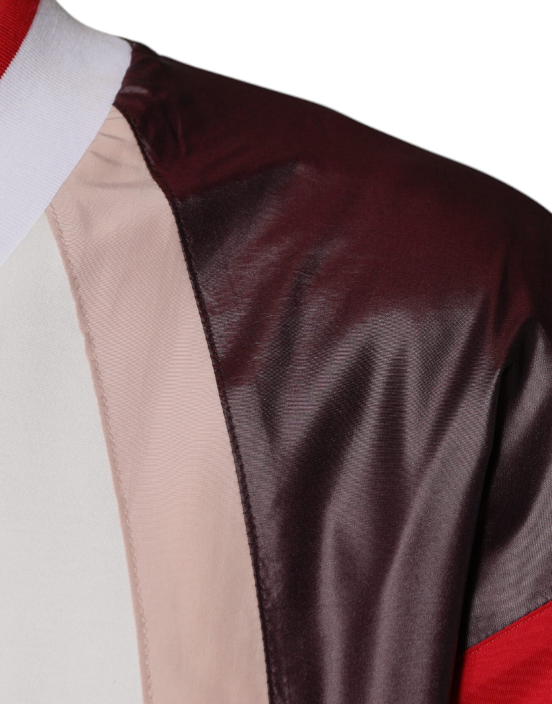 Dolce & Gabbana Multicolor Logo Jersey Cotton V-neck T-shirt | Regal Royce