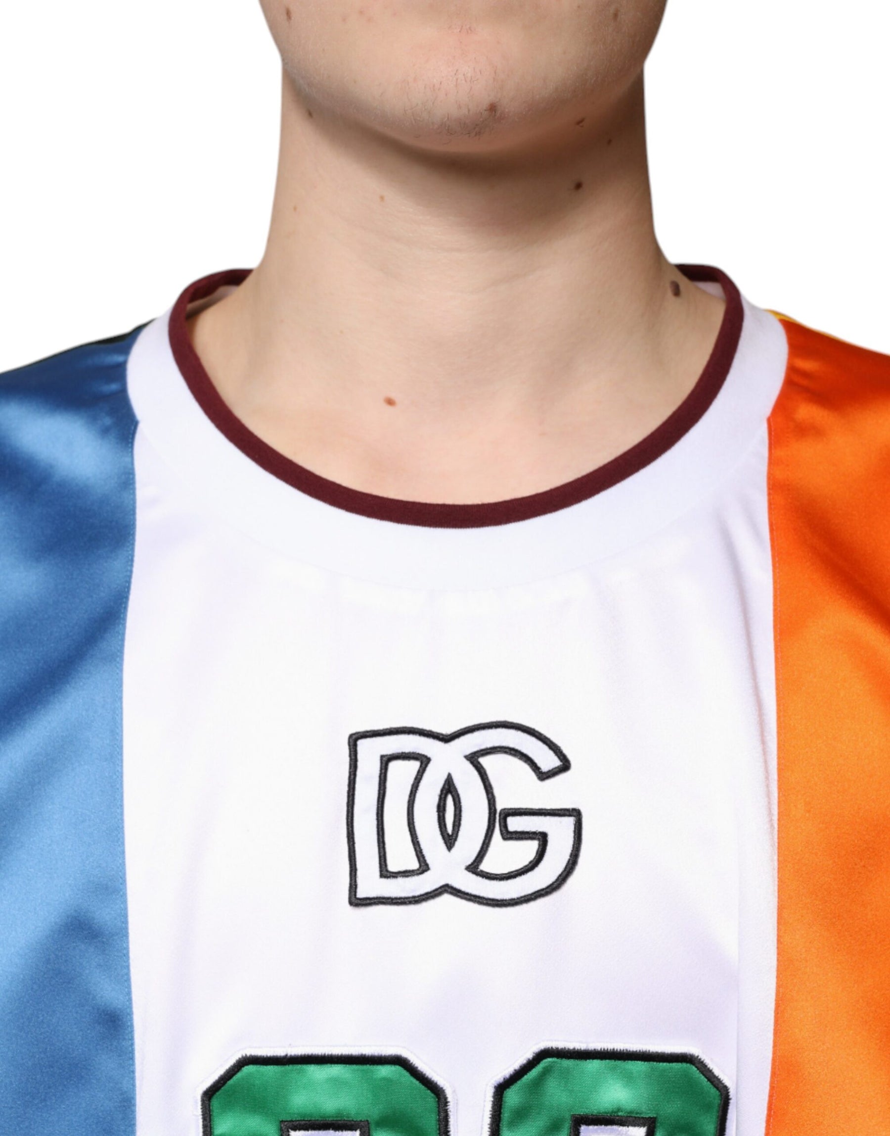 Dolce & Gabbana Multicolor Jersey Tank Sleeveless T-shirt | Regal Royce