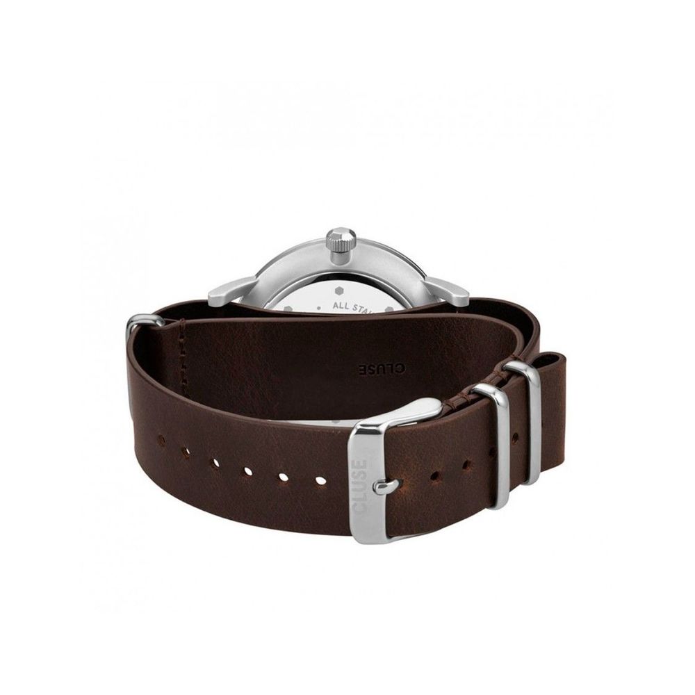 Cluse Brown Leather Dress Watch | Regal Royce