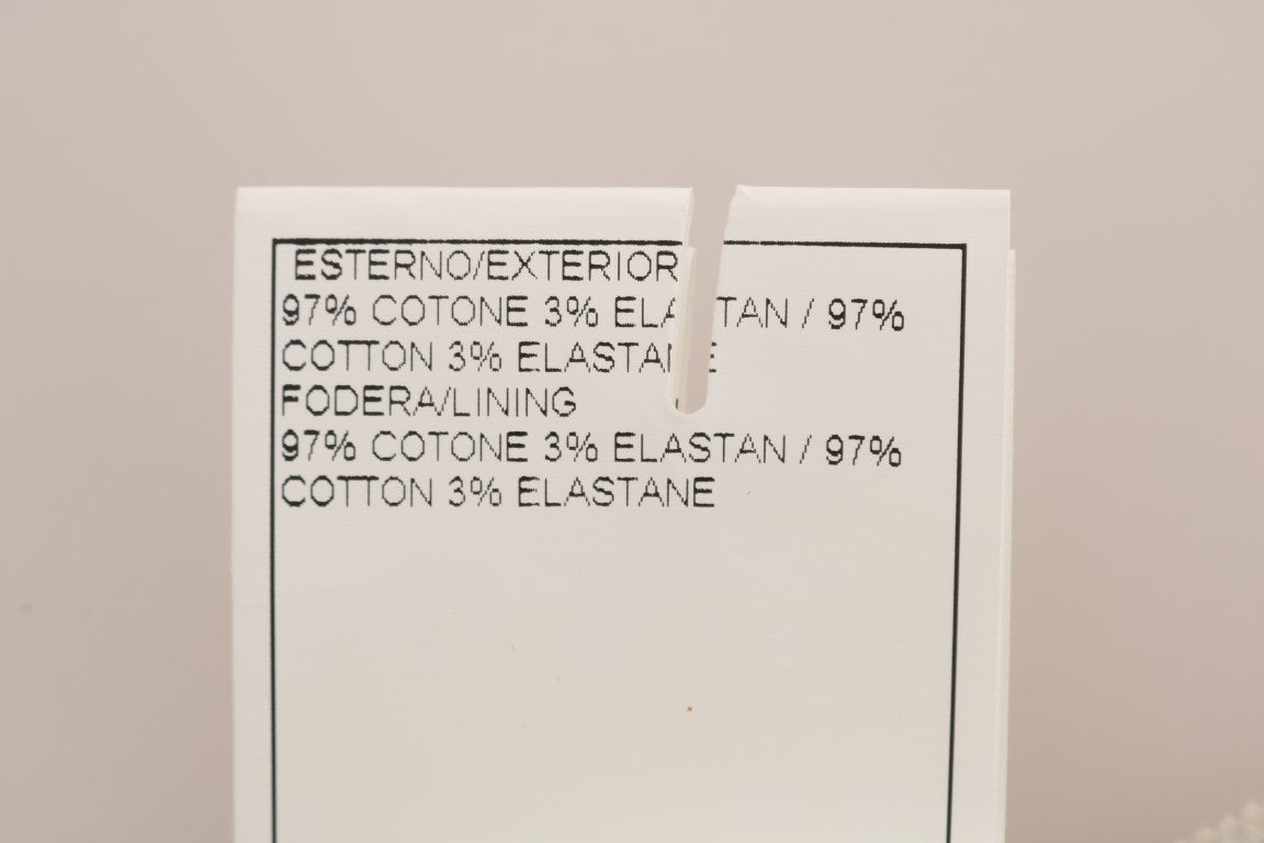 Ermanno Scervino Beige Slim Jeans Corduroy Skinny Pants | Regal Royce