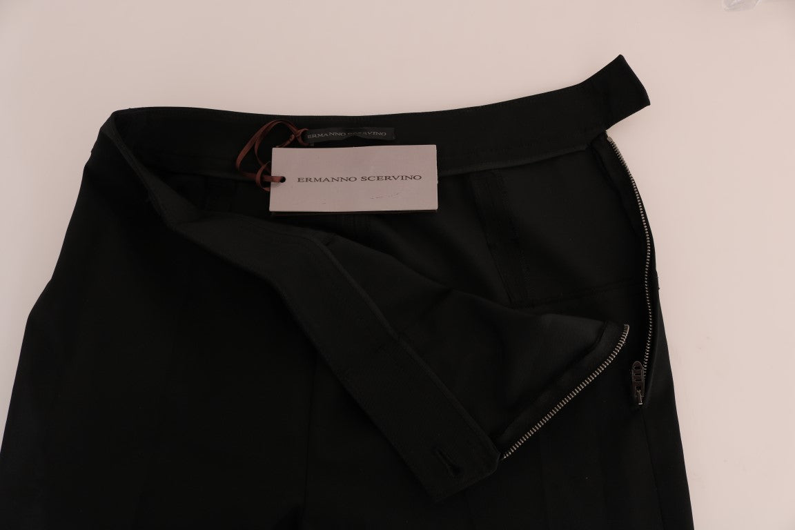 Ermanno Scervino Black Stretch Leggings Pants | Regal Royce