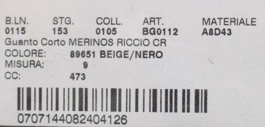 Dolce & Gabbana Black Leather Shearling Studded Gloves | Regal Royce