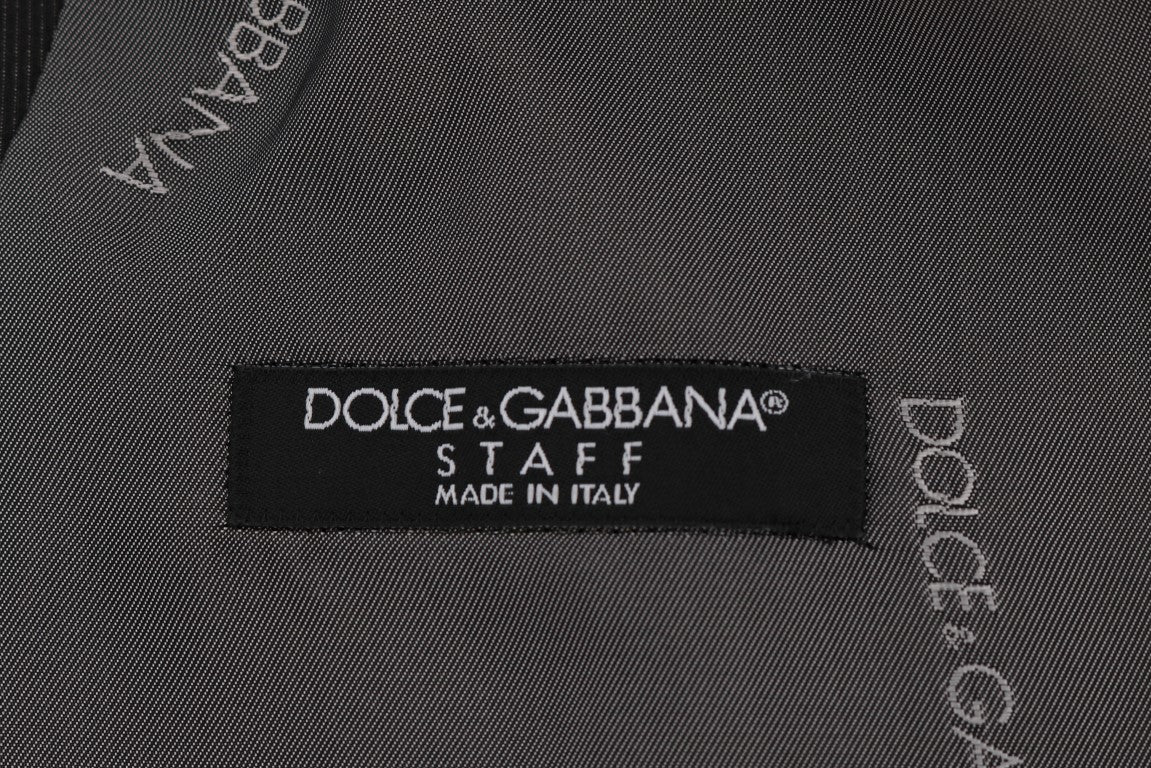 Dolce & Gabbana Gray STAFF Cotton Rayon Vest | Regal Royce