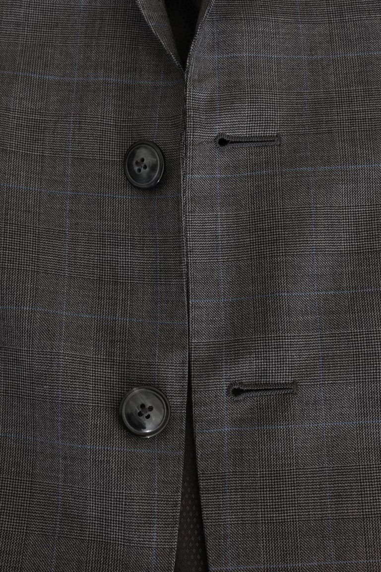 Dolce & Gabbana Gray Wool MARTINI Slim Blazer | Regal Royce