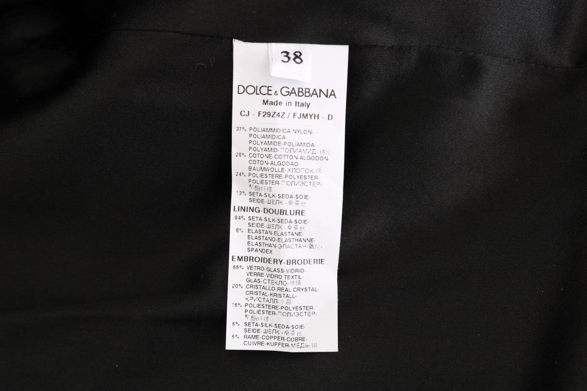 Dolce & Gabbana Black Brocade Blazer Jacket | Regal Royce
