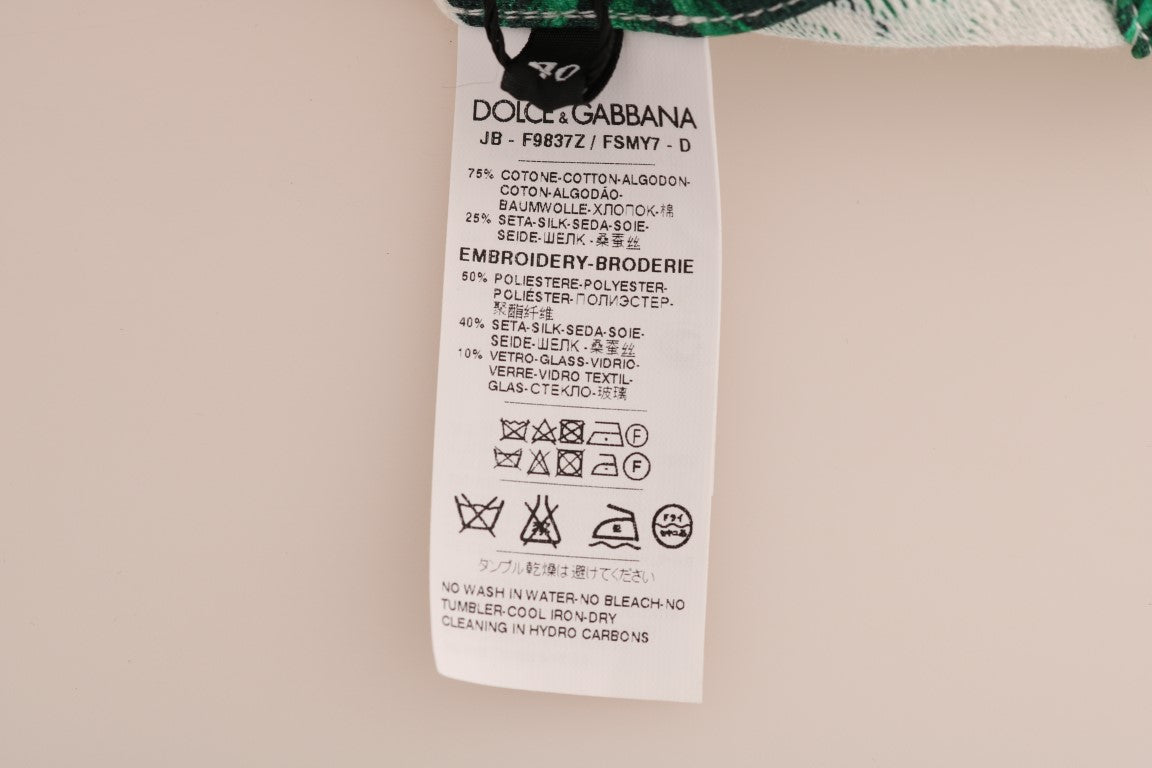 Dolce & Gabbana Pineapple Banana Sequins Crewneck Sweater | Regal Royce