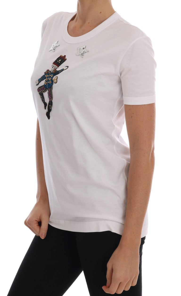 Dolce & Gabbana White Cotton Fairy Tale T-Shirt | Regal Royce