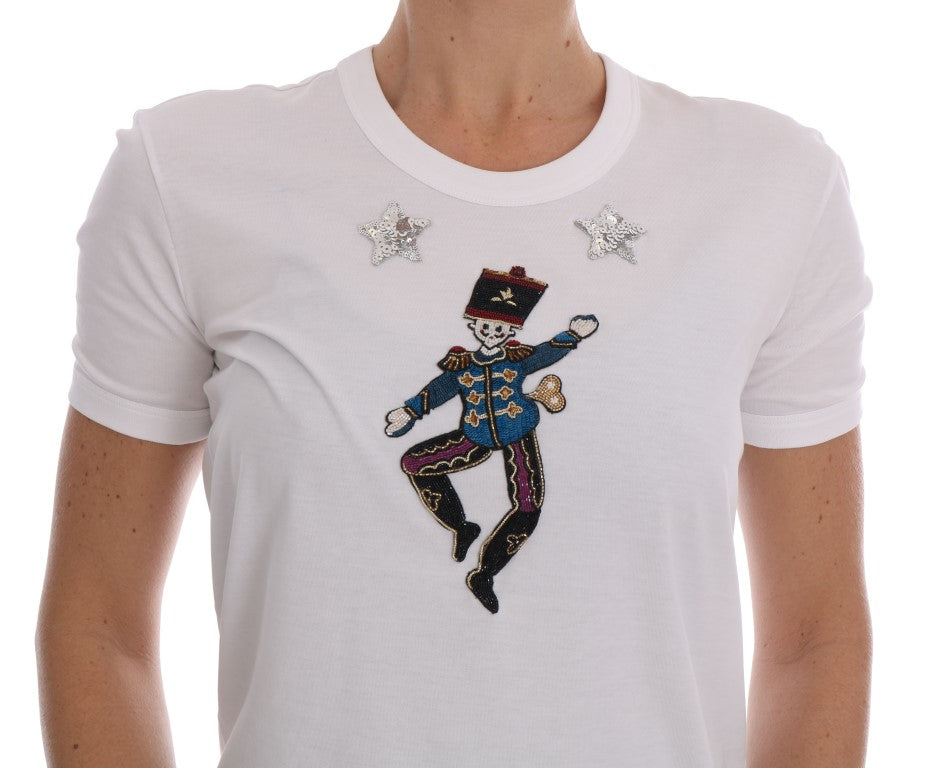 Dolce & Gabbana White Cotton Fairy Tale T-Shirt | Regal Royce