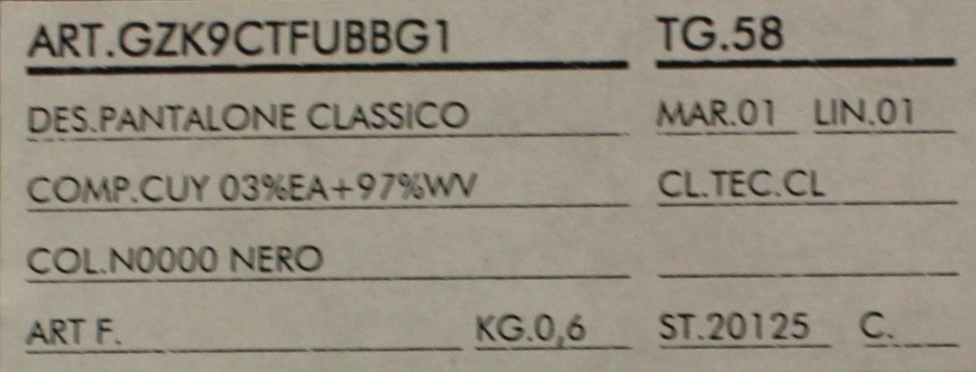 Dolce & Gabbana Black Wool Stretch Pleated Pants | Regal Royce