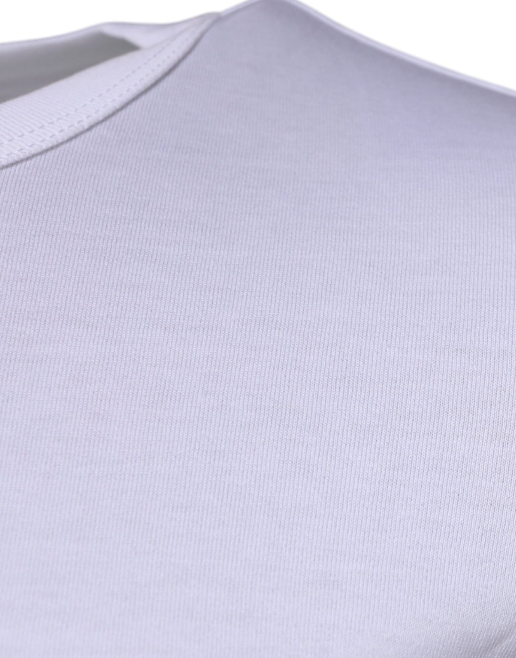 Dolce & Gabbana White Panda King Cotton Crew Neck T-shirt | Regal Royce