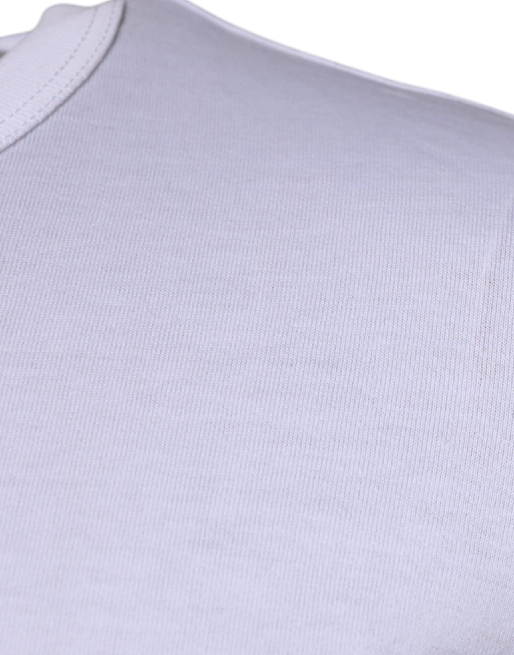 Dolce & Gabbana White Panda King Cotton Crew Neck T-shirt | Regal Royce