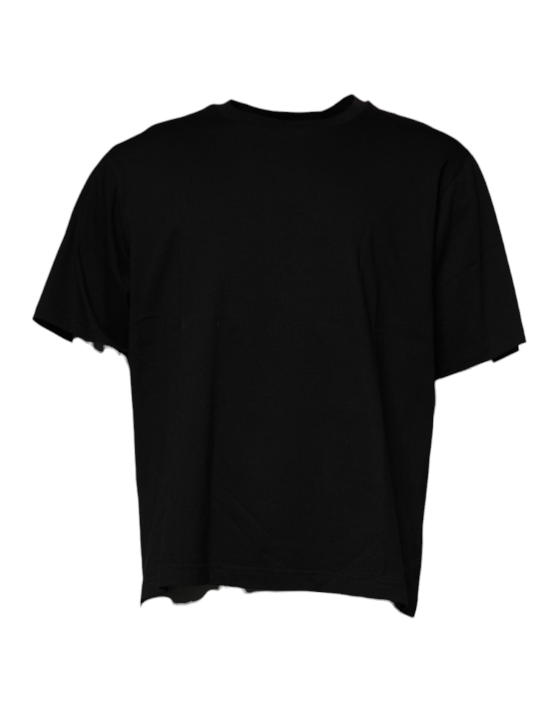 Dolce & Gabbana Black Crew Neck Short Sleeve T-shirt | Regal Royce