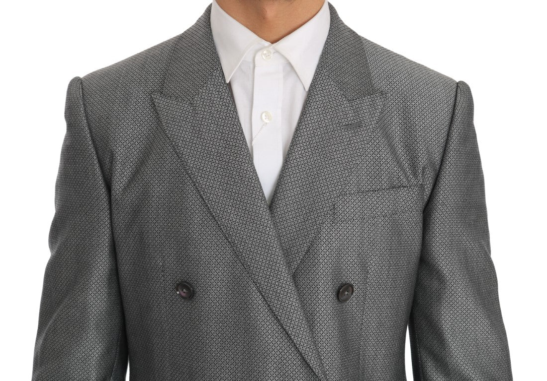 Dolce & Gabbana Black Stretch Crystal Bee Slim Fit Suit | Regal Royce