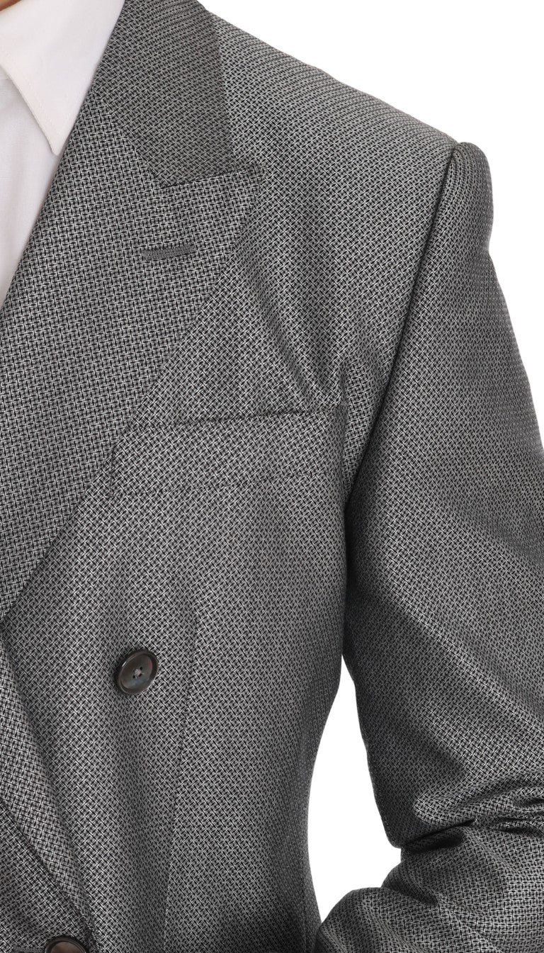 Dolce & Gabbana Black Stretch Crystal Bee Slim Fit Suit | Regal Royce