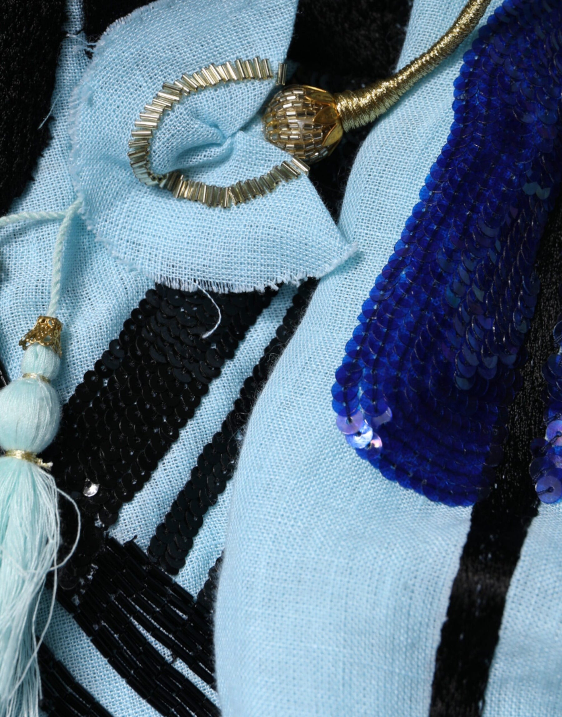 Christian Pellizzari Light Blue Floral Embellished Shirt Maxi Dress | Regal Royce