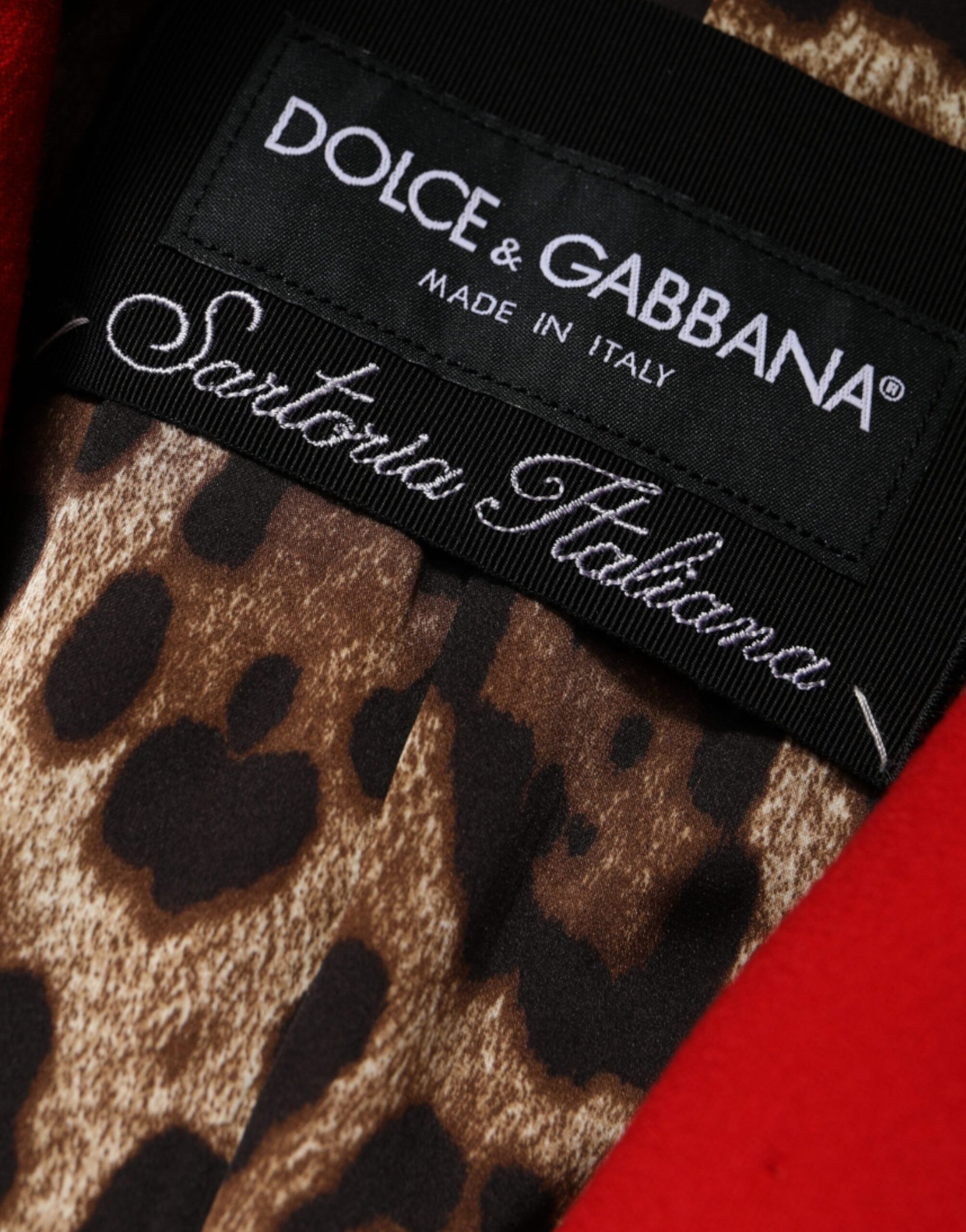 Dolce & Gabbana Red Jacquard Wool Women Trenchcoat Jacket | Regal Royce