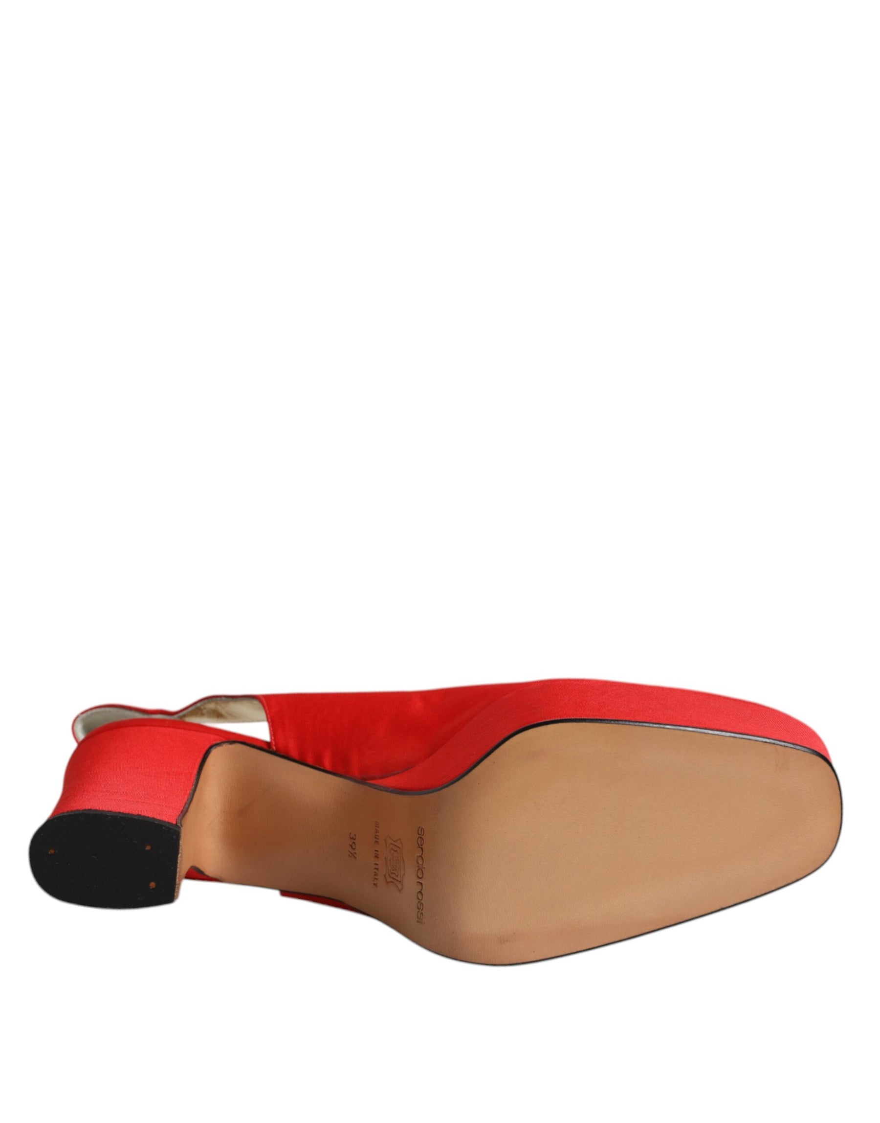 Dolce & Gabbana Red Platform Slingback Heels Sandals Shoes | Regal Royce