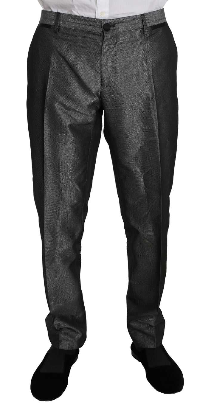 Dolce & Gabbana Gray Patterned MARTINI 2 Piece Suit | Regal Royce