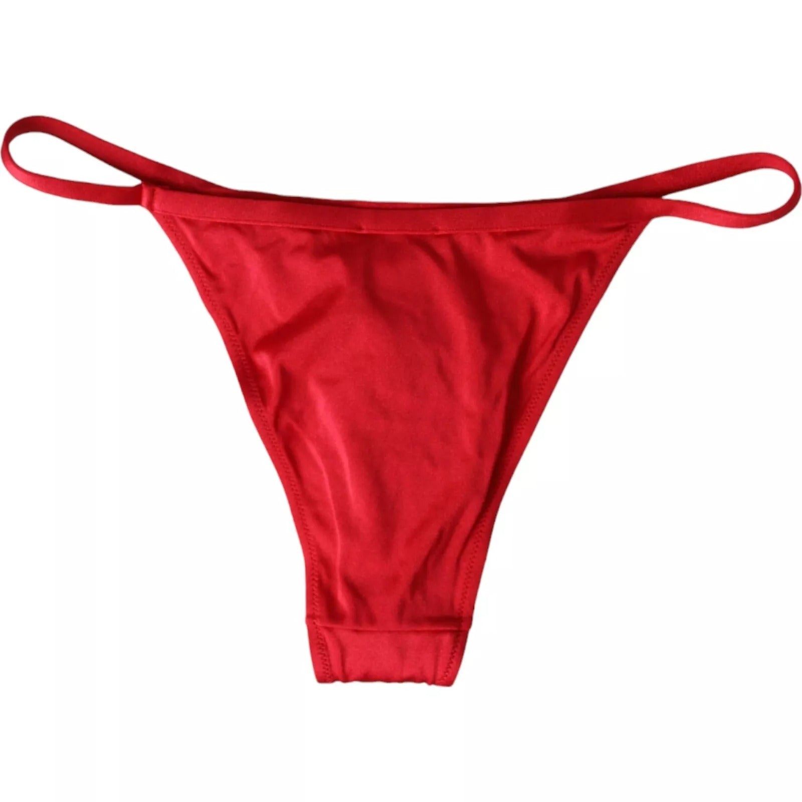 Dolce & Gabbana Red Nylon Stretch Beachwear Swimwear Bottom Bikini | Regal Royce
