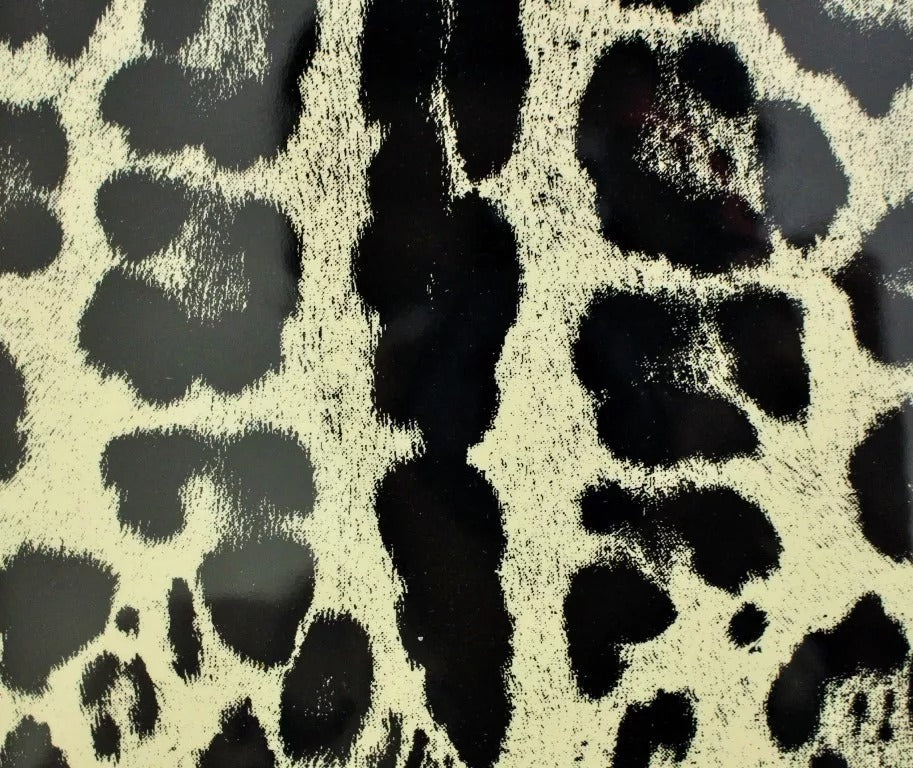 Dolce & Gabbana White Leopard Pattern Leather eBook Cover Tablet Case | Regal Royce