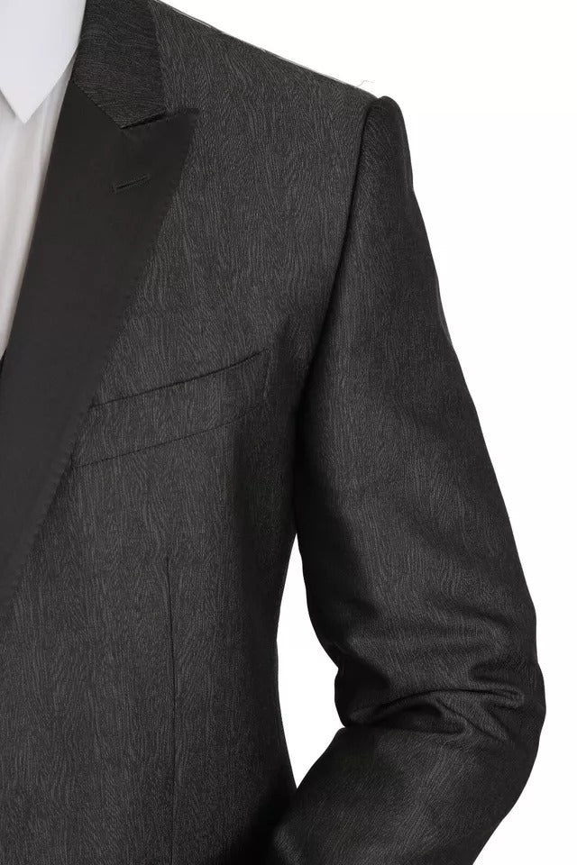 Dolce & Gabbana Gray MARTINI 2 Piece Vest Coat Blazer | Regal Royce