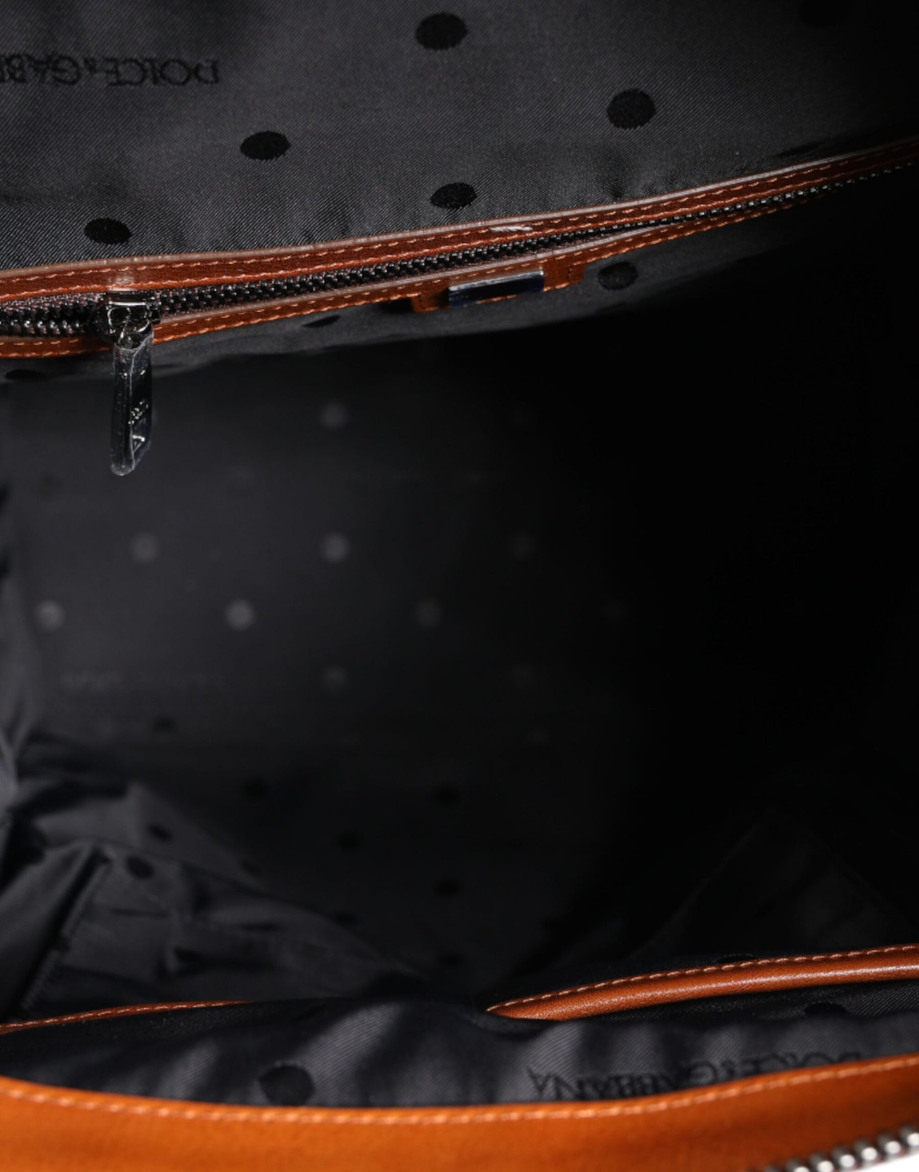 Dolce & Gabbana Beige Brown Canvas Leather Travel Back Pack Bag | Regal Royce