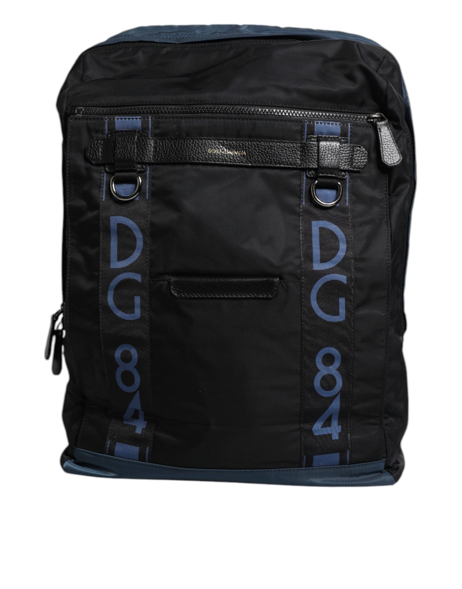 Dolce & Gabbana Black Nylon DG Logo School Backpack Bag | Regal Royce