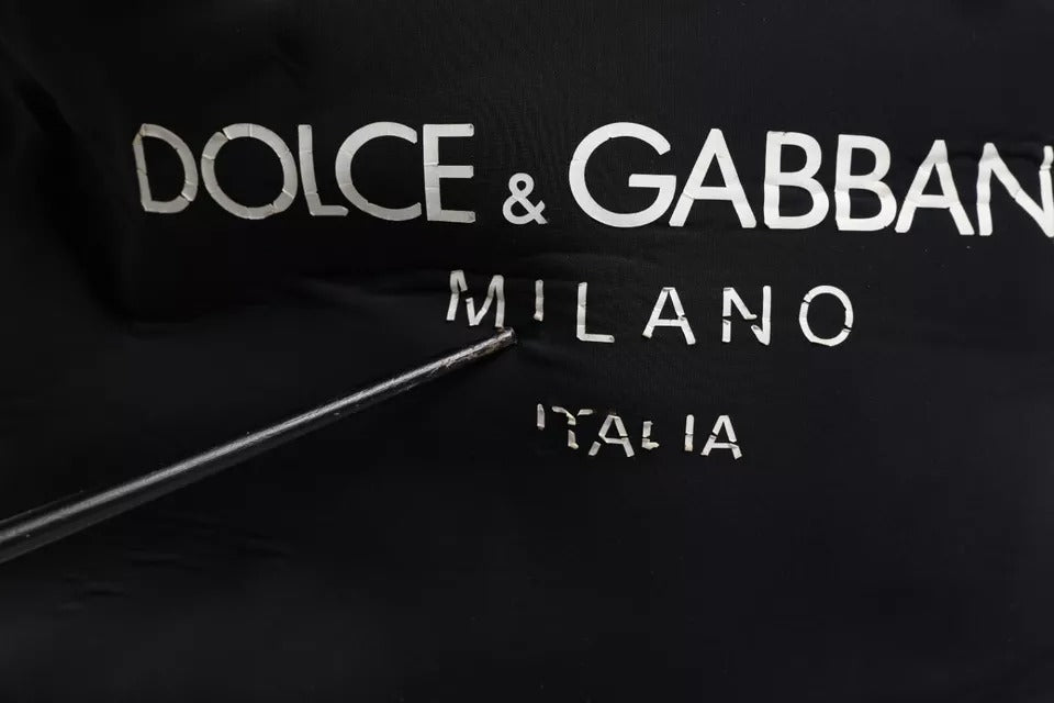 Dolce & Gabbana Black Neoprene Nylon DG Logo School Backpack Bag | Regal Royce