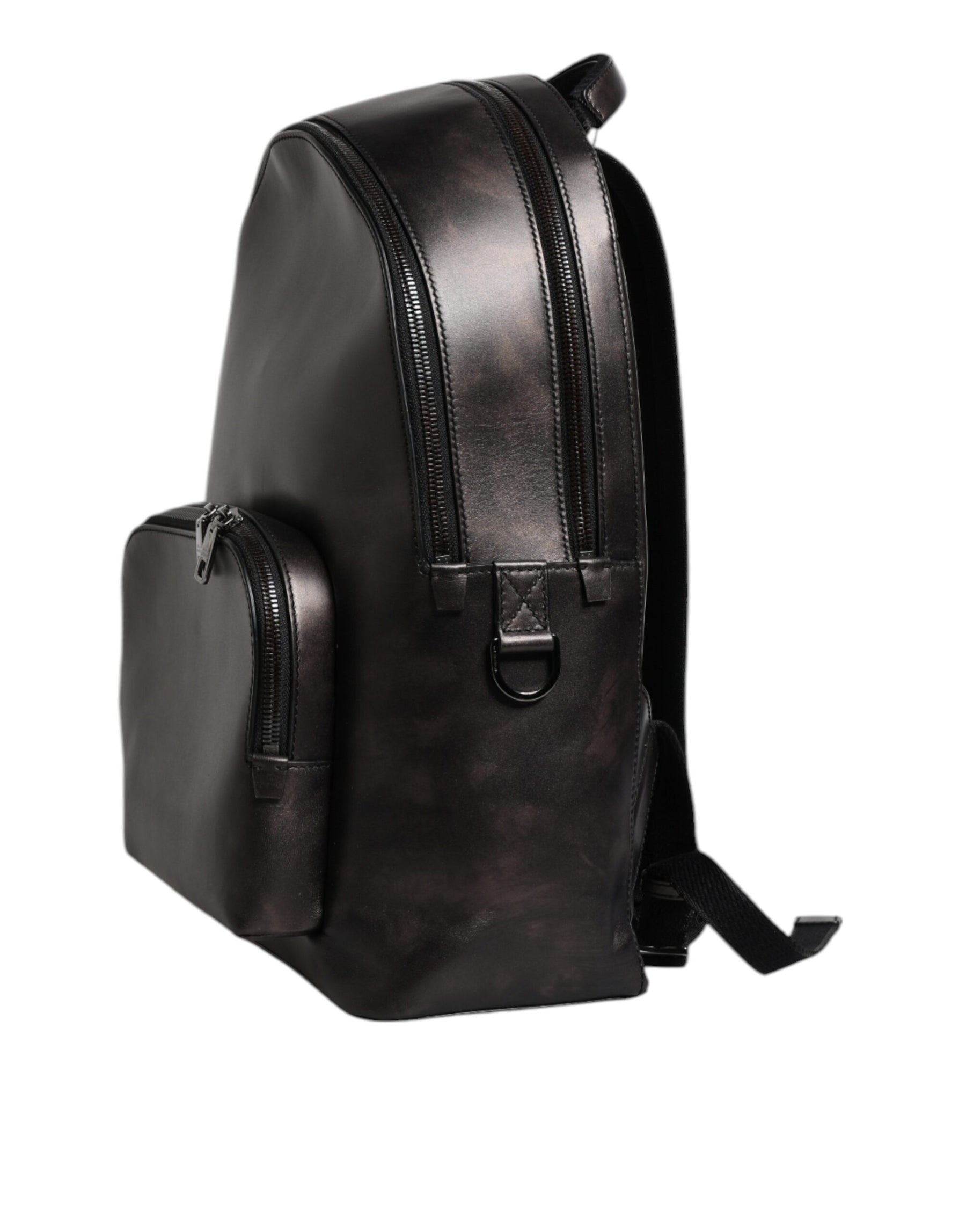 Dolce & Gabbana Bronze Leather School Travel Backpack Bag | Regal Royce
