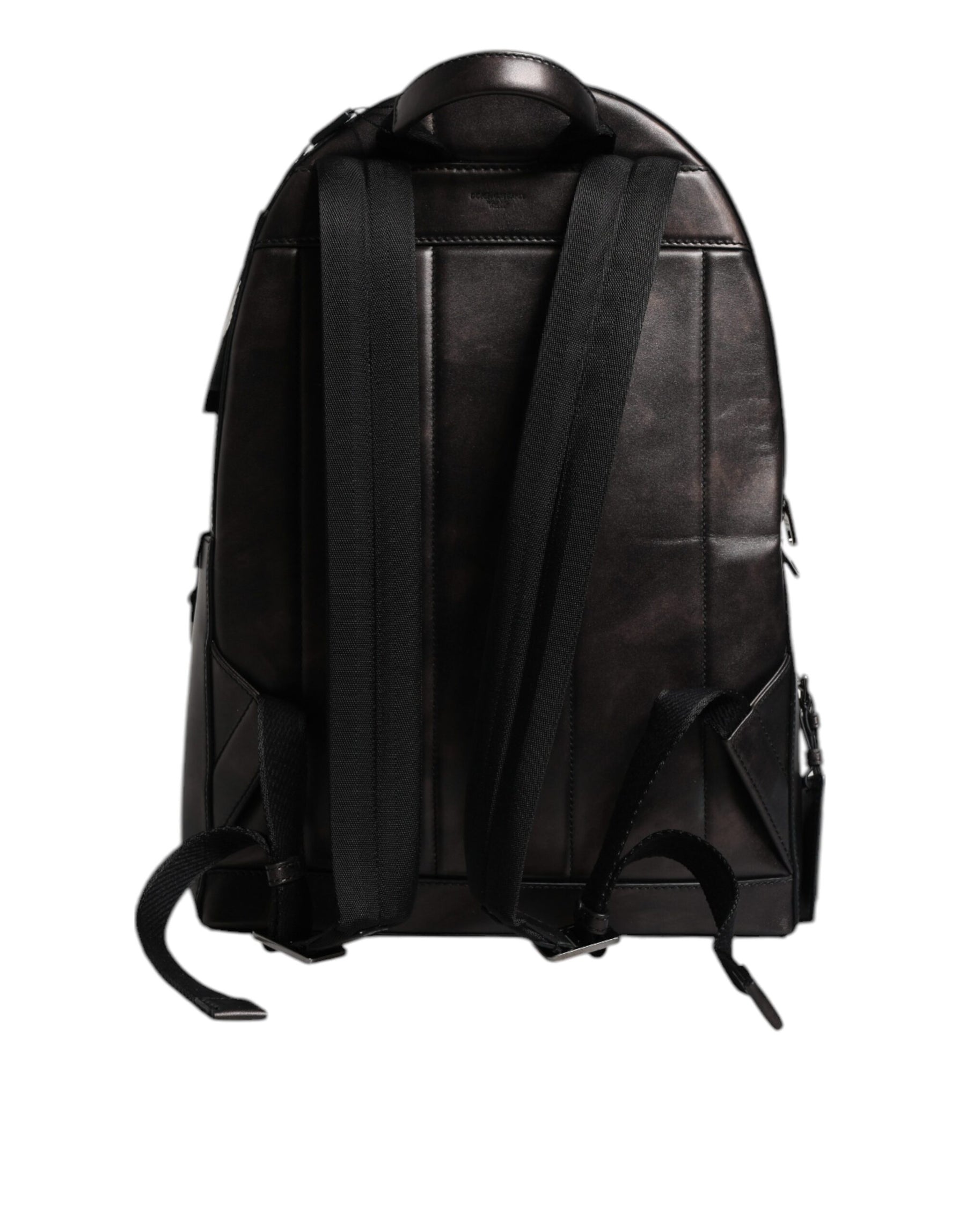 Dolce & Gabbana Bronze Leather School Travel Backpack Bag | Regal Royce