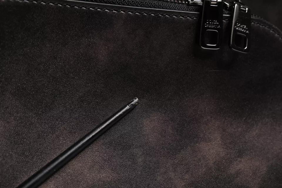 Dolce & Gabbana Bronze Leather School Travel Backpack Bag | Regal Royce